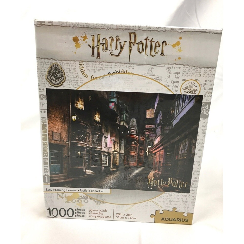 New Harry Potter Diagon Alley 1,000 piece Jigsaw Puzzle 20x28” Aquarius